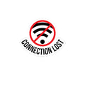 Connection Lost Sticker — No WiFi Laptop Decal