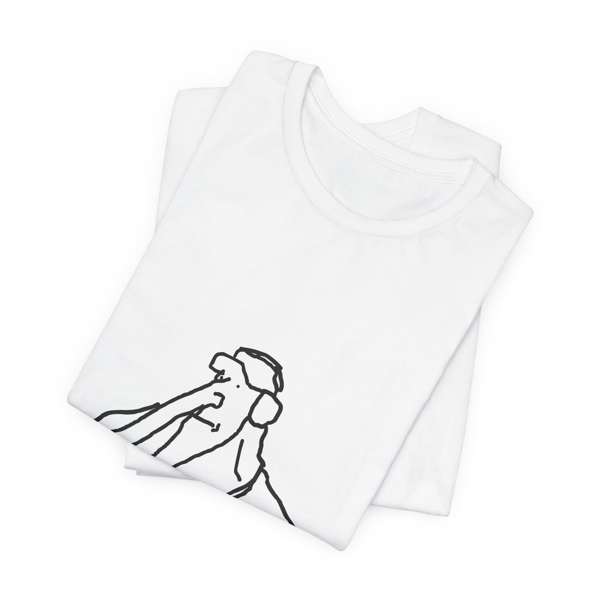Line Art Pelican Tee — Minimalist Bird Illustration T-Shirt