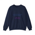 Crewneck Sweatshirt – Funny Book Nerd Quote: "I'm reading a book on anti-gravity... I just can't put it down."