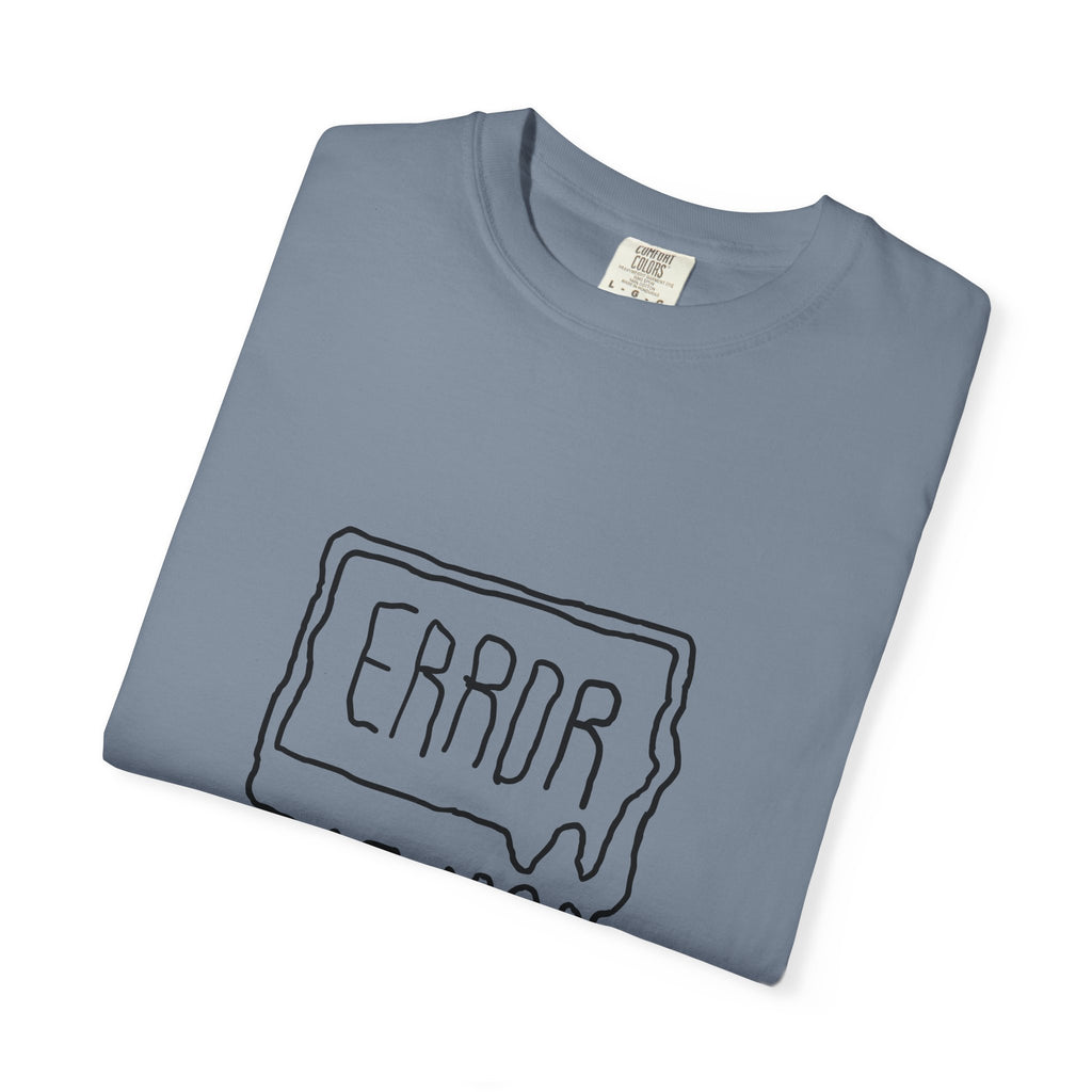 Error Drip T-Shirt — Minimal Meltdown Graphic Tee