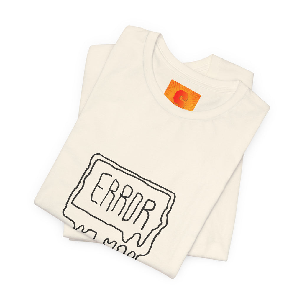 Error Drip Graphic Tee — Retro Melting "ERROR" Design