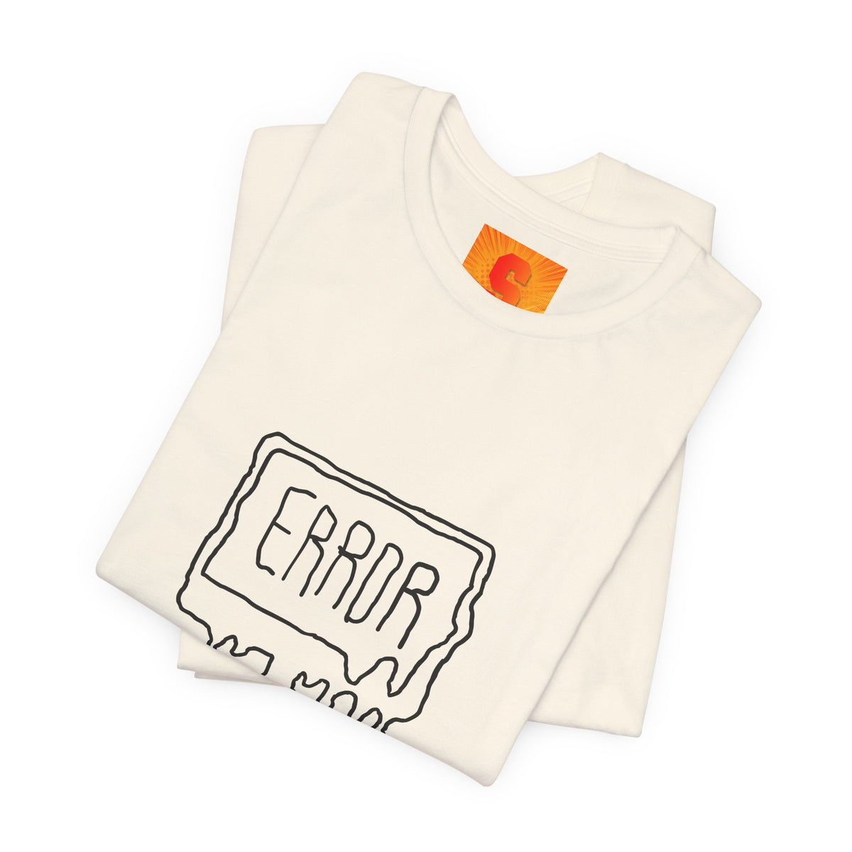 Error Drip Graphic Tee — Retro Melting "ERROR" Design