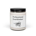 Professional Overthinker Scented Soy Candle – 9oz Relaxing Gift for Worriers
