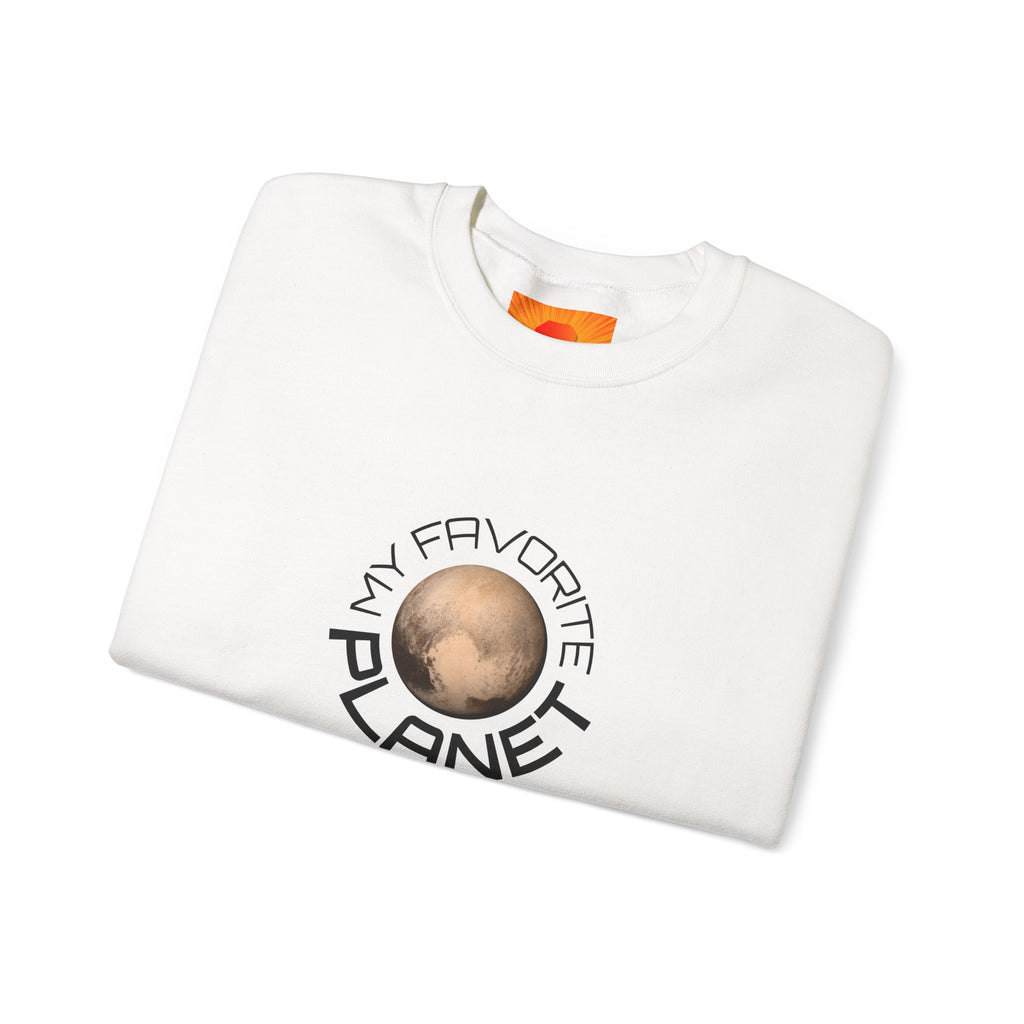 Planet Graphic Sweatshirt — "My Favorite Planet" Retro Space Crewneck