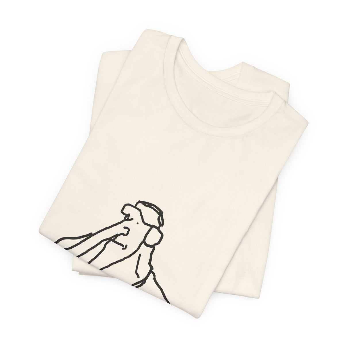 Line Art Pelican Tee — Minimalist Bird Illustration T-Shirt