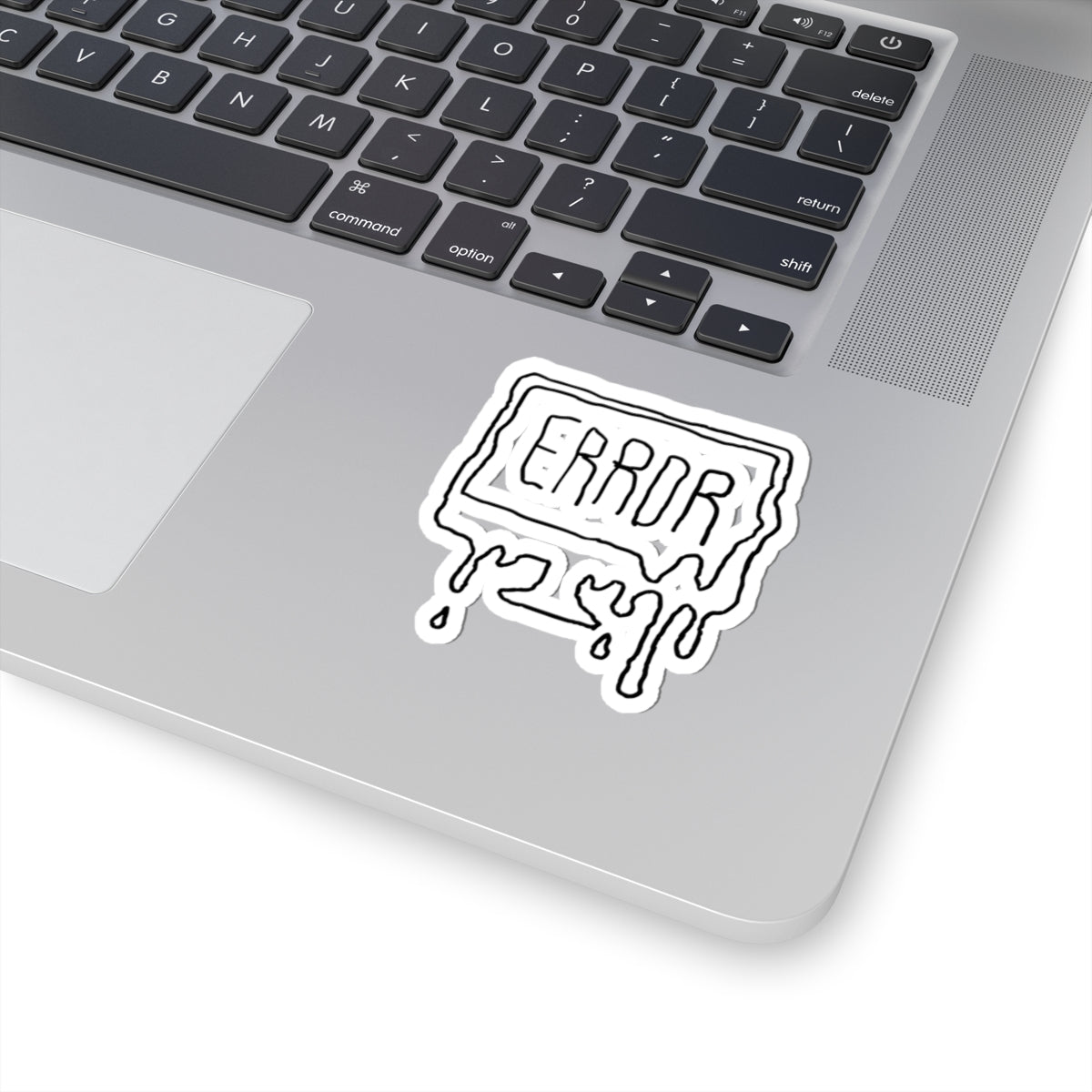 Error Drip Sticker — Melting Computer Aesthetic Laptop Decal