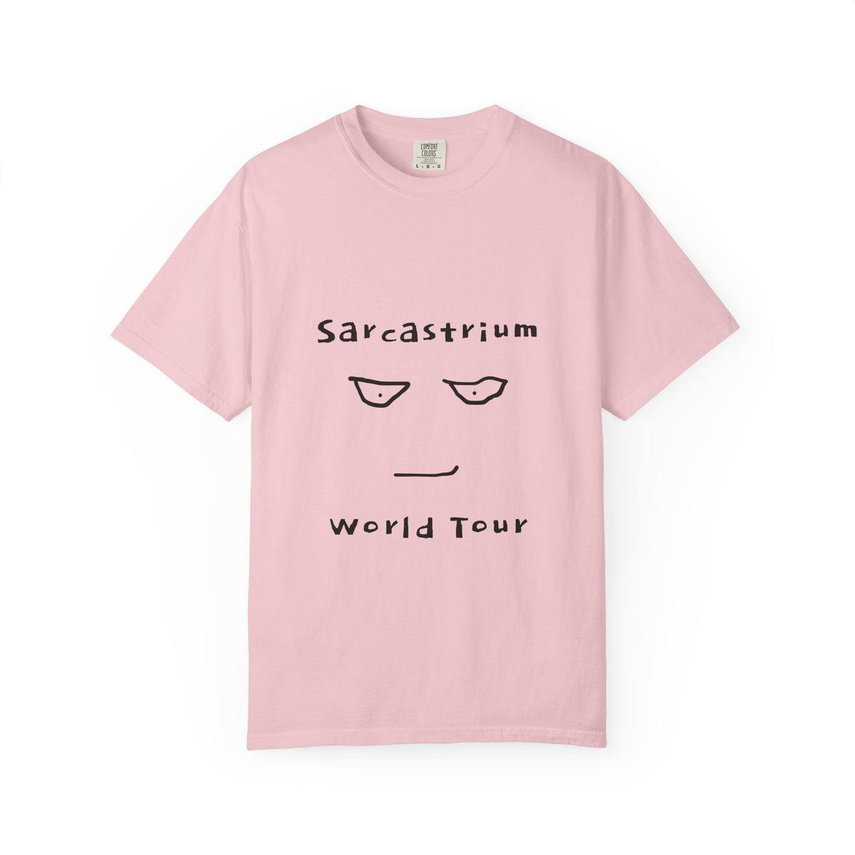 Sarcastrium World Tour T-Shirt — Funny Sarcastic Face Tee