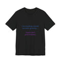 Funny Book Lover T‑Shirt — “I’m reading a book on anti-gravity… I just can’t put it down.”