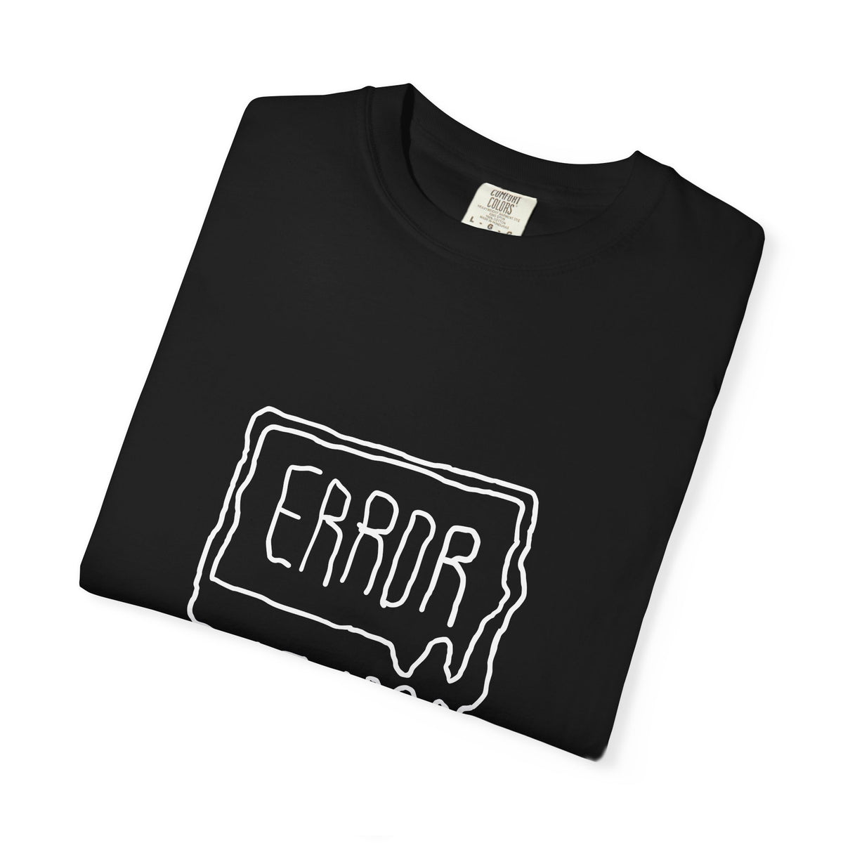 Error Drip T-Shirt — Minimal Meltdown Graphic Tee