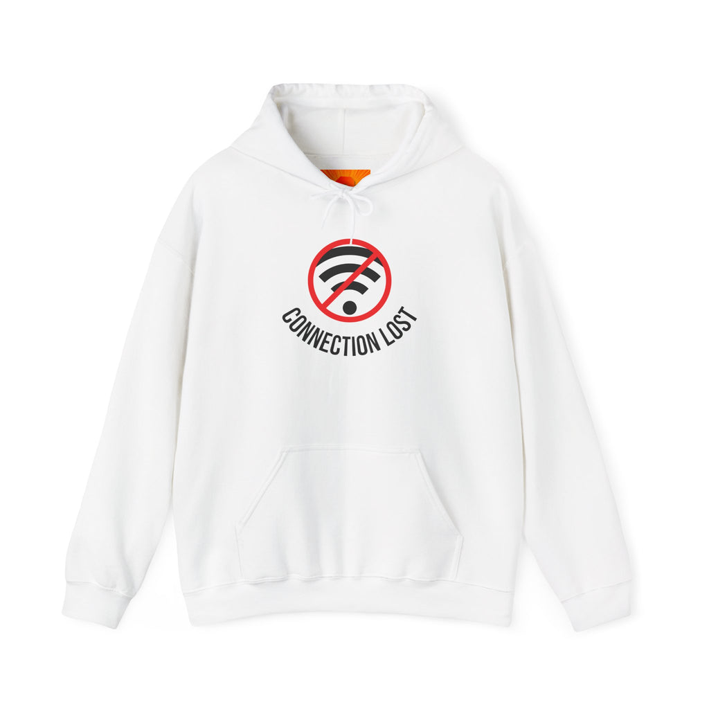 Connection Lost Hoodie — Funny No WiFi Graphic Sweatshirt