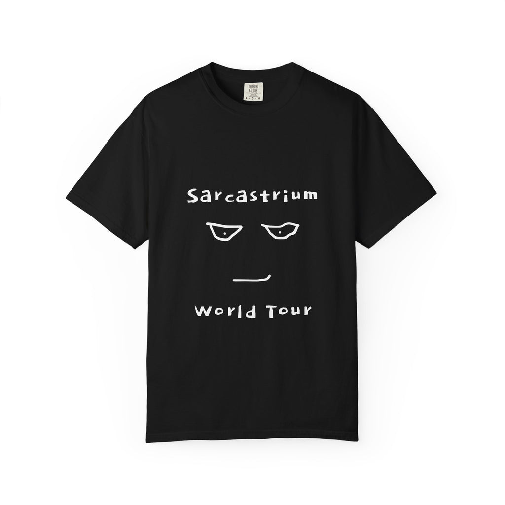 Sarcastrium World Tour T-Shirt — Funny Sarcastic Face Tee