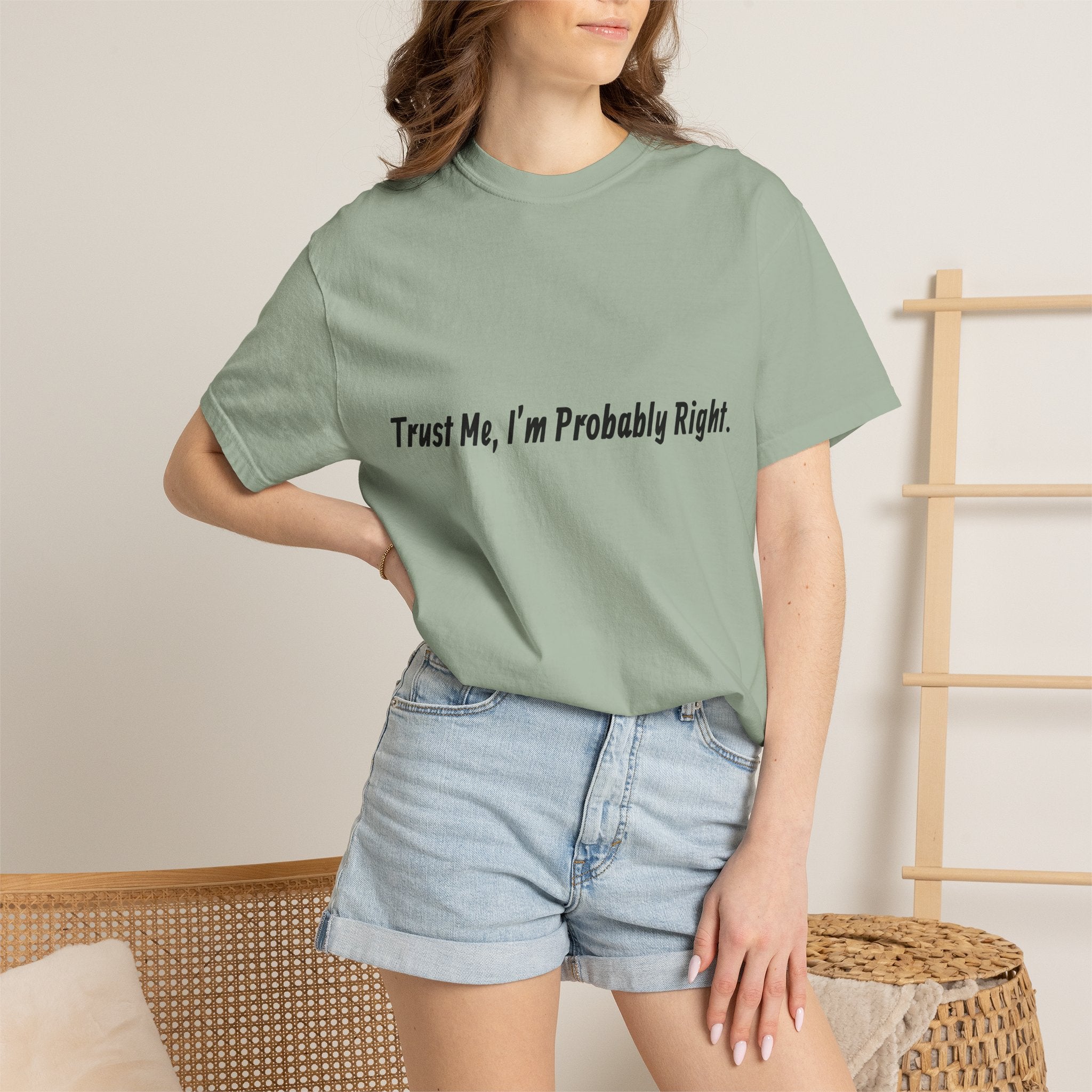 Trust Me I'm Probably Right T-Shirt — Funny Sarcastic Graphic Tee