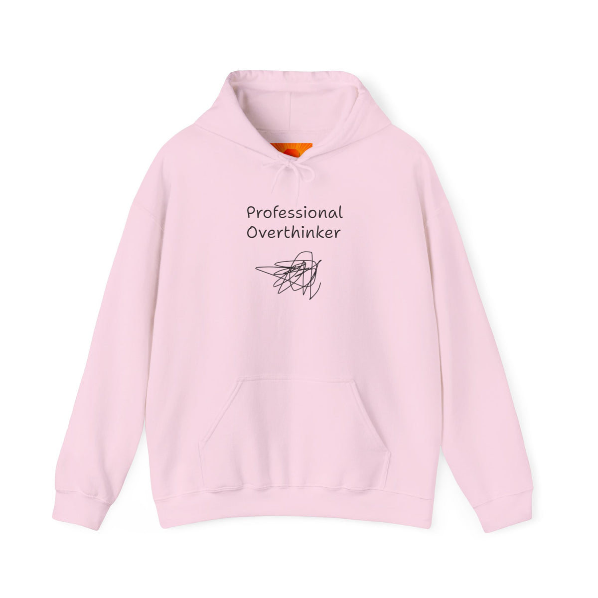 Professional Overthinker Hoodie — Funny Mental Health Humor Pullover