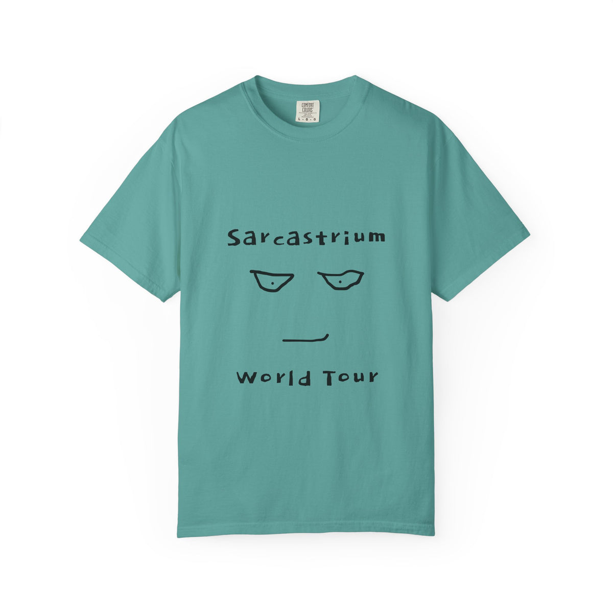 Sarcastrium World Tour T-Shirt — Funny Sarcastic Face Tee