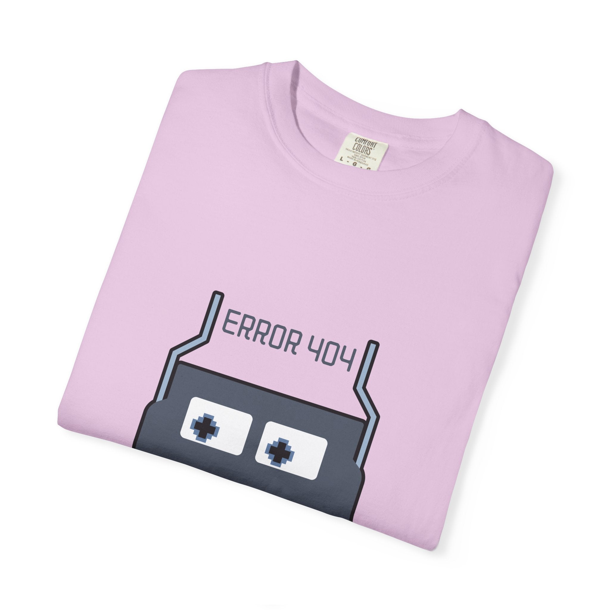 Error 404 Robot T-Shirt — Retro Tech Graphic Tee