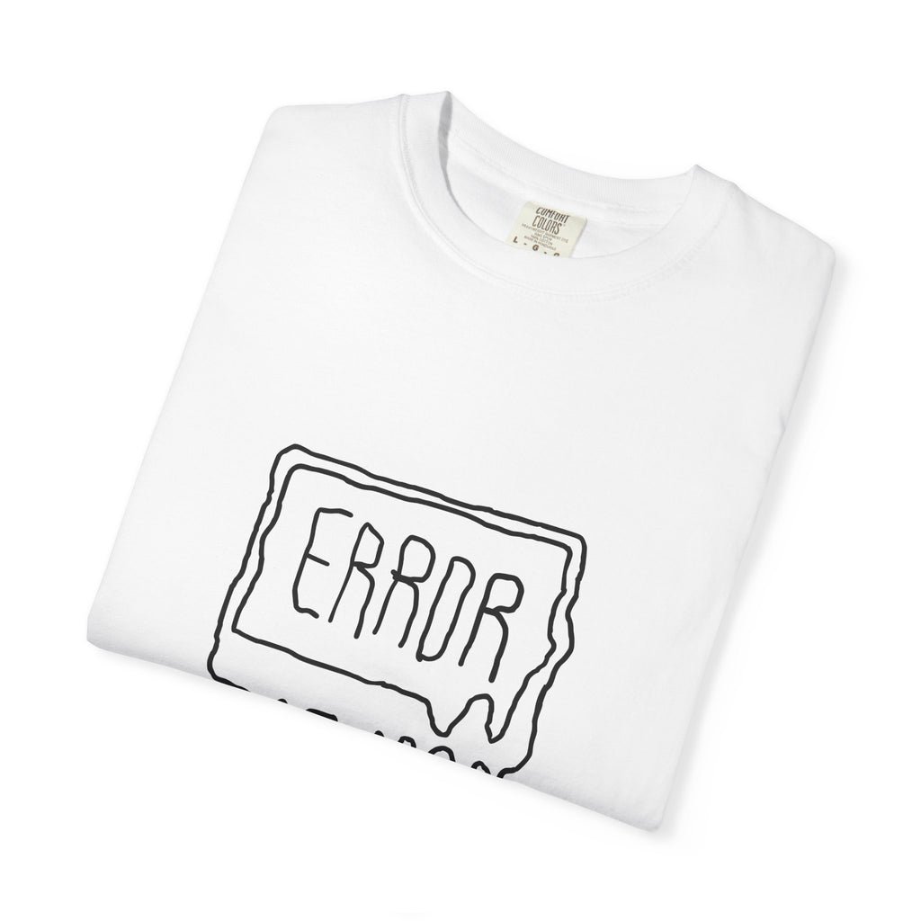 Error Drip T-Shirt — Minimal Meltdown Graphic Tee