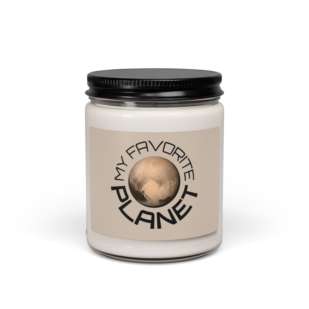 Scented Soy Candle (9 oz) — 'My Favorite Planet' Earthy Aromas, Cozy Home Gift