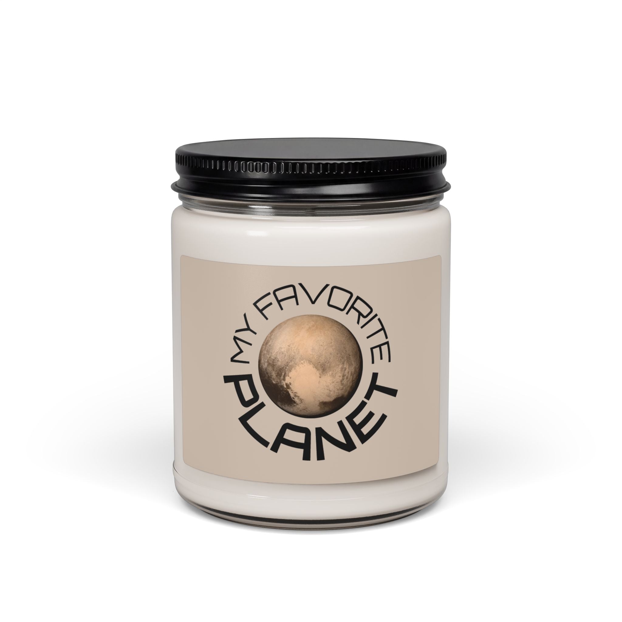 Scented Soy Candle (9 oz) — 'My Favorite Planet' Earthy Aromas, Cozy Home Gift