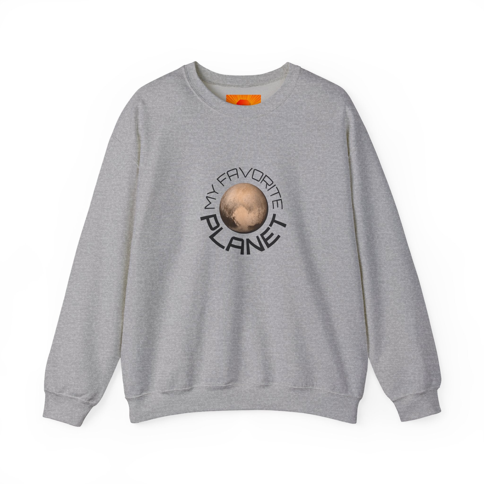 Planet Graphic Sweatshirt — "My Favorite Planet" Retro Space Crewneck