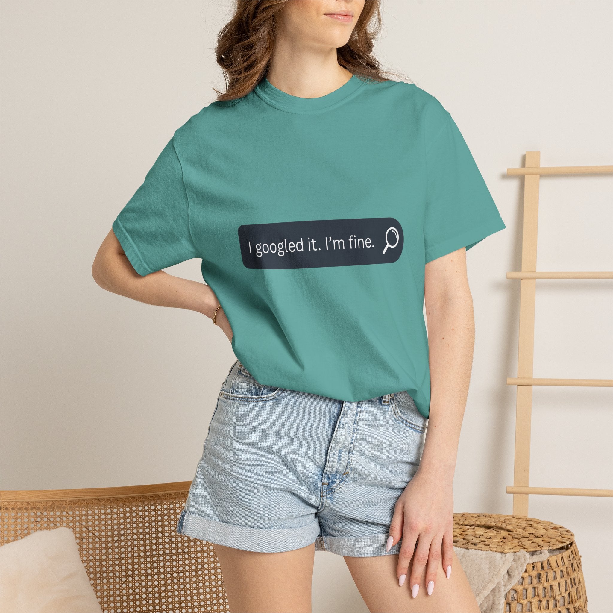 Search Bar Graphic T-Shirt — "I googled it. I'm fine."