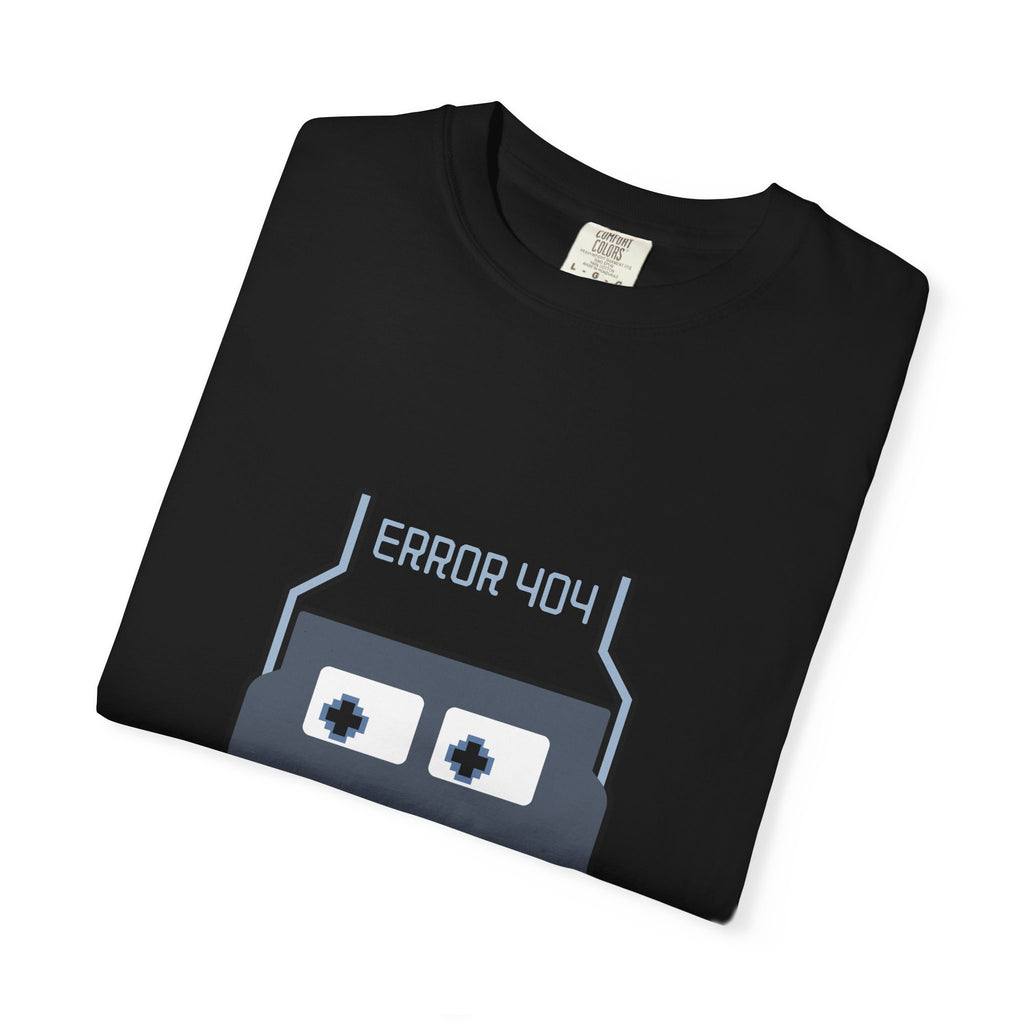 Error 404 Robot T-Shirt — Retro Tech Graphic Tee