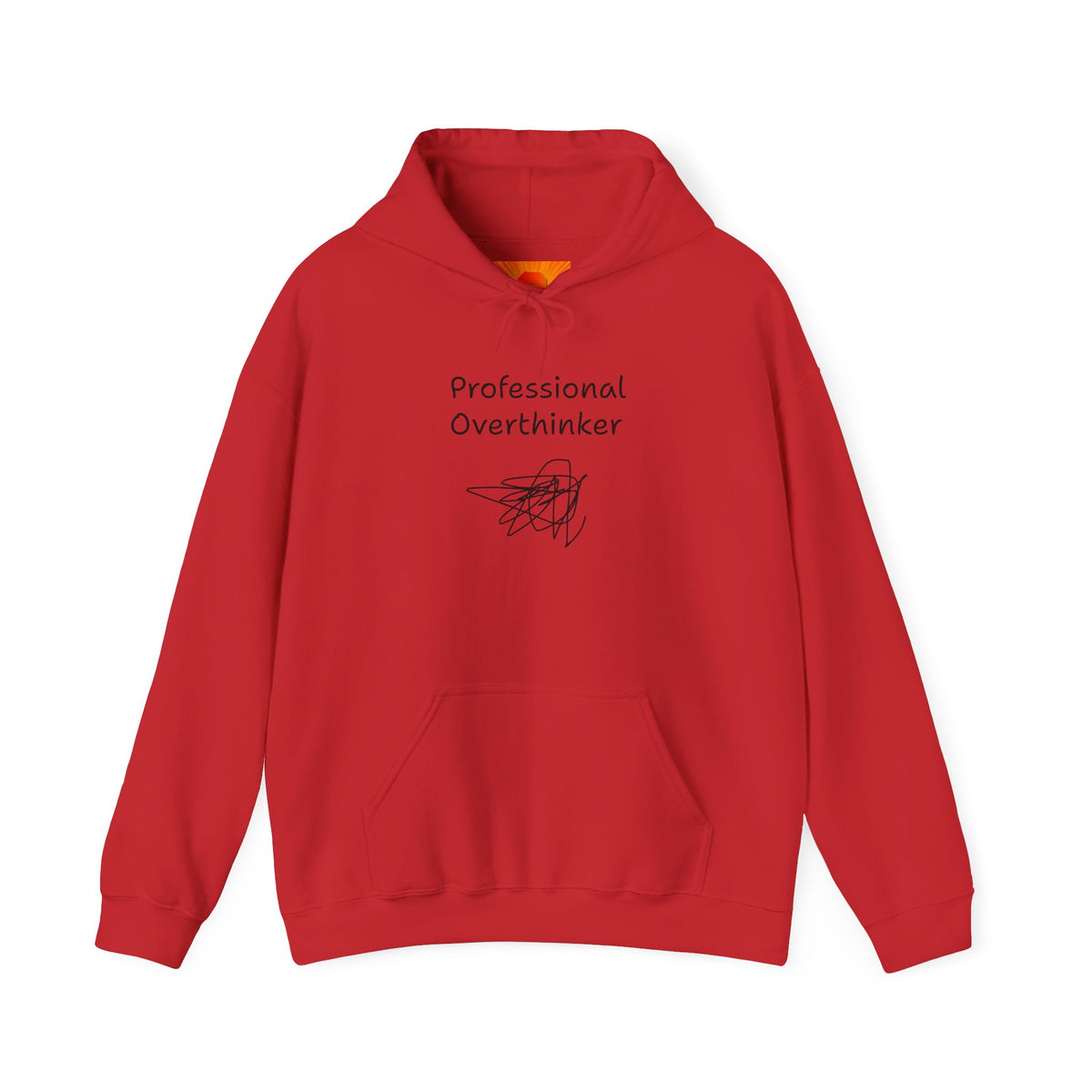 Professional Overthinker Hoodie — Funny Mental Health Humor Pullover