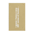 Hand Towel — "I Guess I Have a Very DRY Sense of Humor" Funny Kitchen Hand Towel