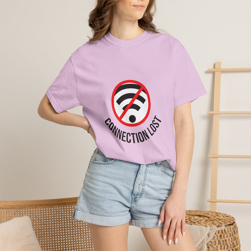 Connection Lost T-Shirt — Retro No WiFi Graphic Tee