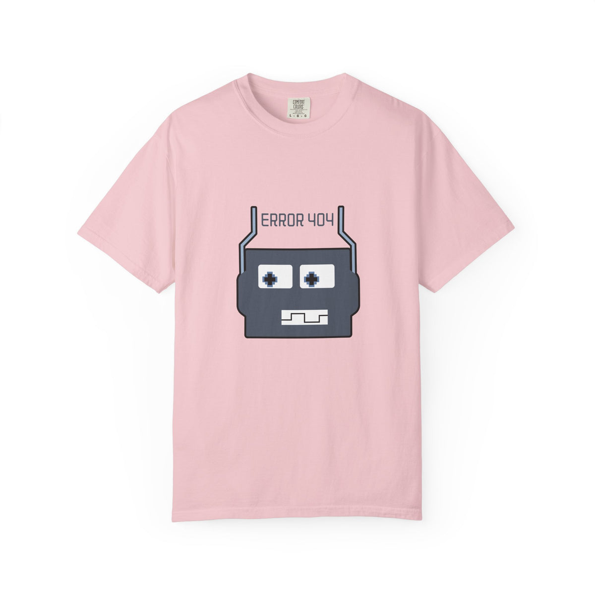 Error 404 Robot T-Shirt — Retro Tech Graphic Tee