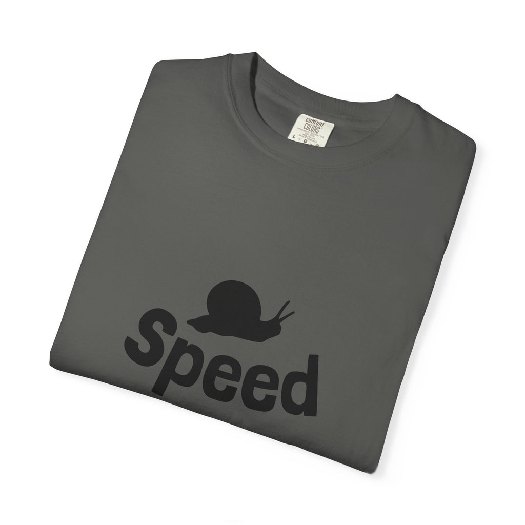 Speed Snail T-Shirt — Funny Slowpoke Graphic Tee