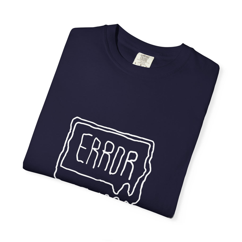 Error Drip T-Shirt — Minimal Meltdown Graphic Tee