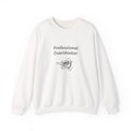 Sweatshirt — "Professional Overthinker" Minimal Graphic Crewneck
