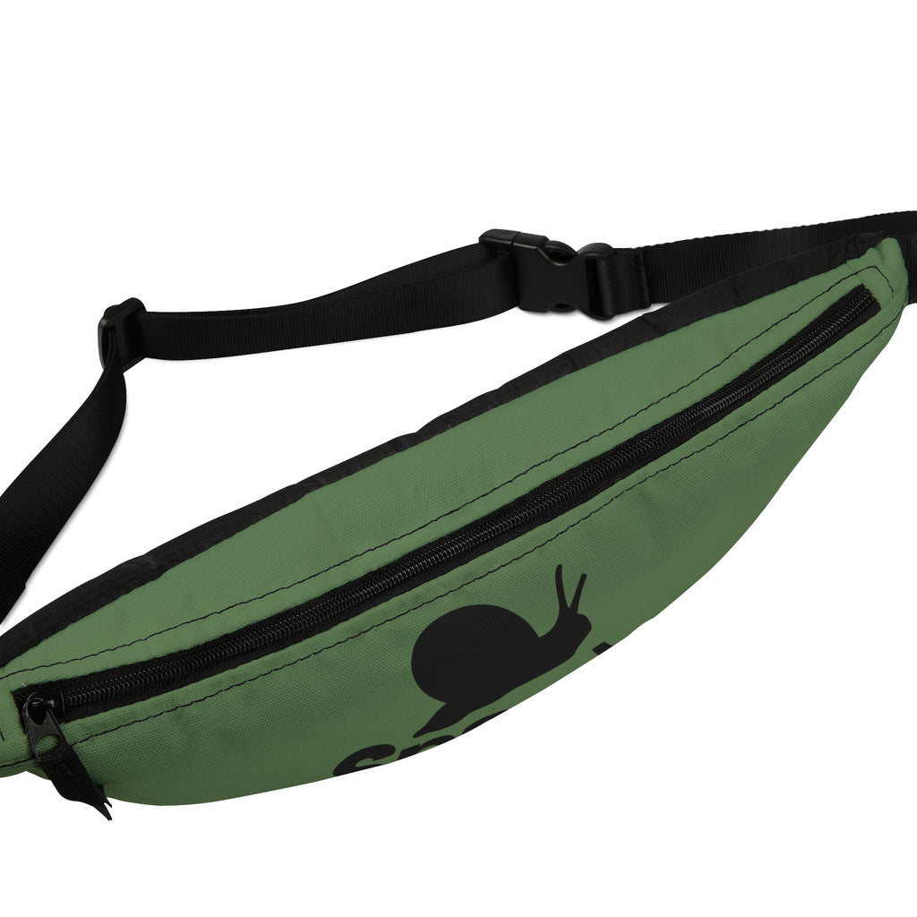 Fanny Pack – Funny 'Speed...' Snail Waist Bag, Novelty Travel & Festival Belt Bag