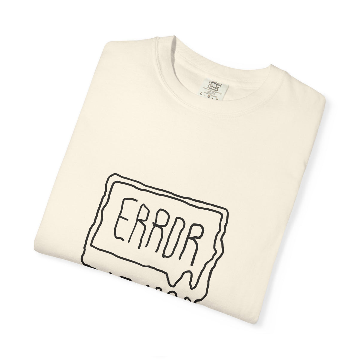 Error Drip T-Shirt — Minimal Meltdown Graphic Tee