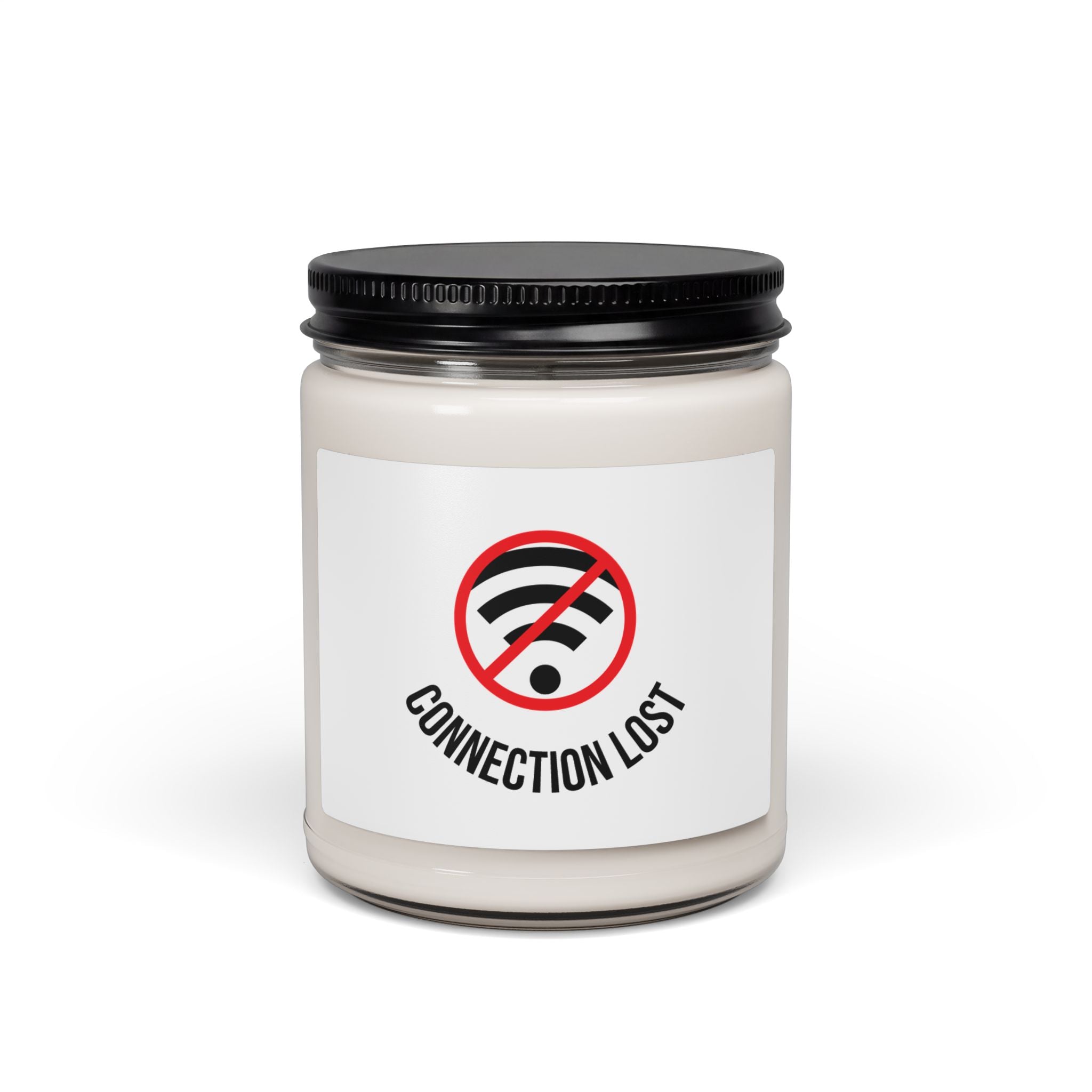 9oz Soy Candle — “Connection Lost” Wi‑Fi Off Relaxation Scented Candle
