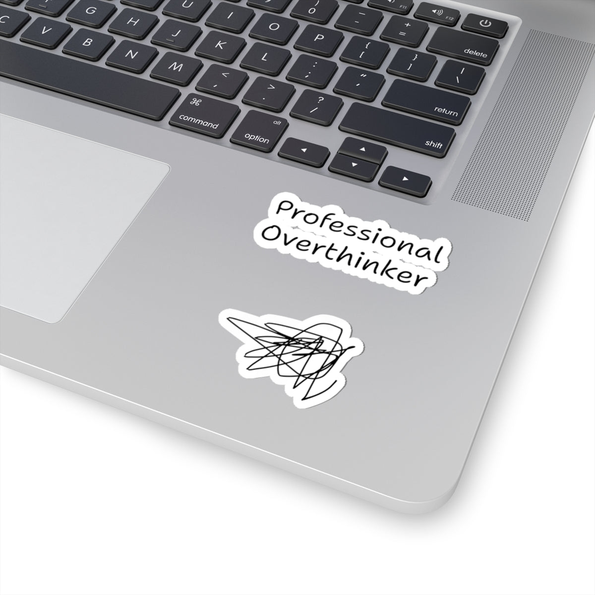 Professional Overthinker Kiss-Cut Sticker Pack — Funny Laptop & Water Bottle Decals