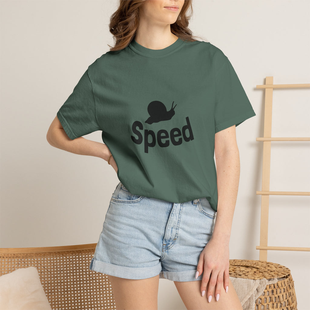 Speed Snail T-Shirt — Funny Slowpoke Graphic Tee