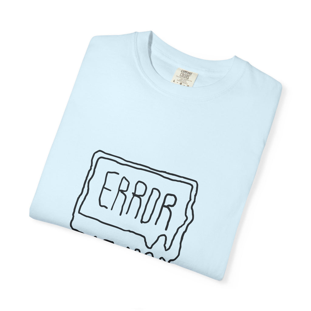 Error Drip T-Shirt — Minimal Meltdown Graphic Tee