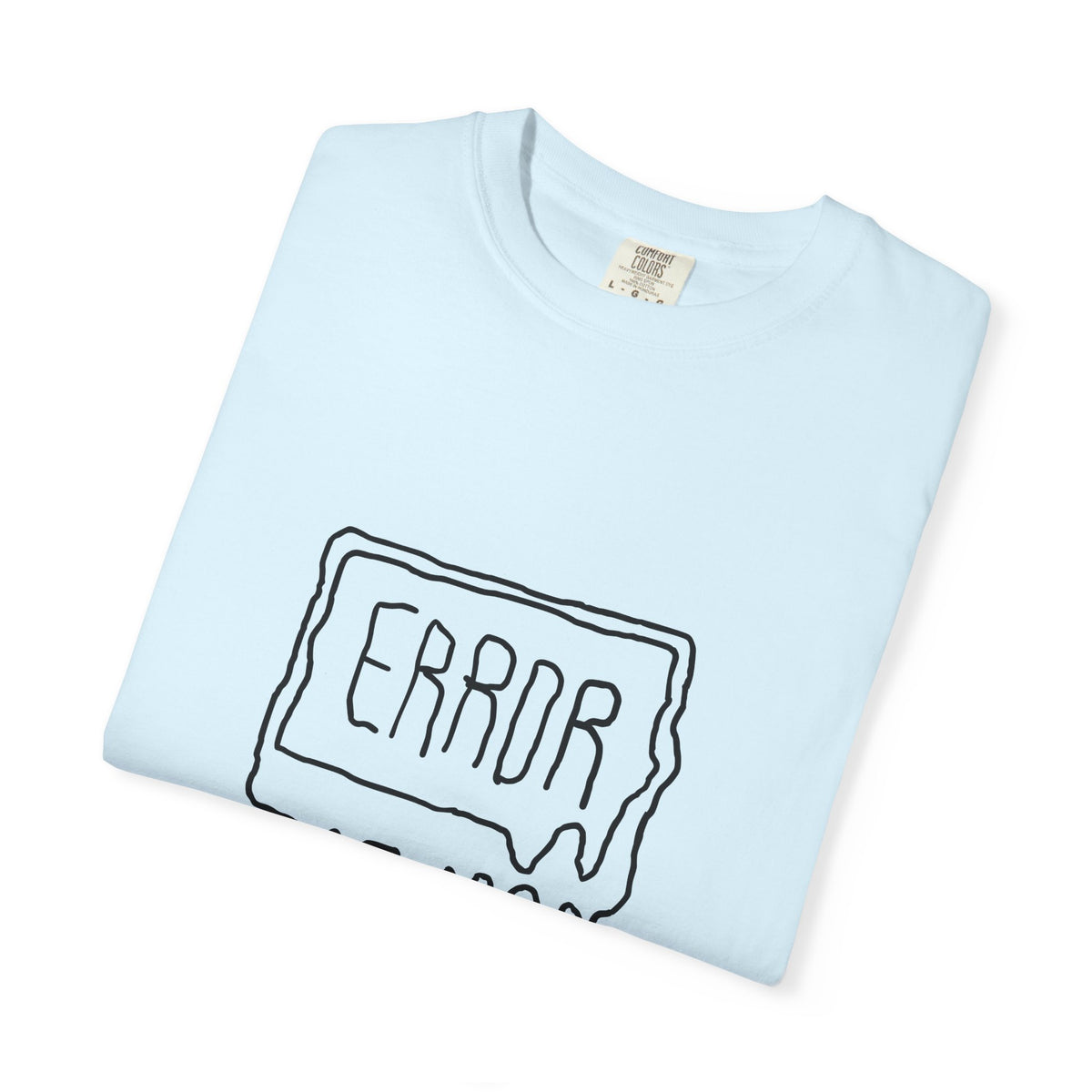 Error Drip T-Shirt — Minimal Meltdown Graphic Tee
