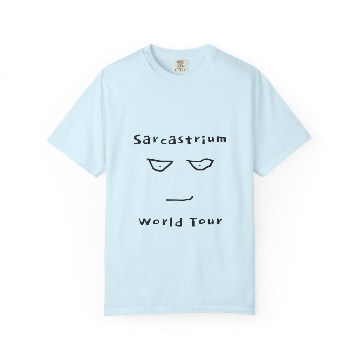 Sarcastrium World Tour T-Shirt — Funny Sarcastic Face Tee