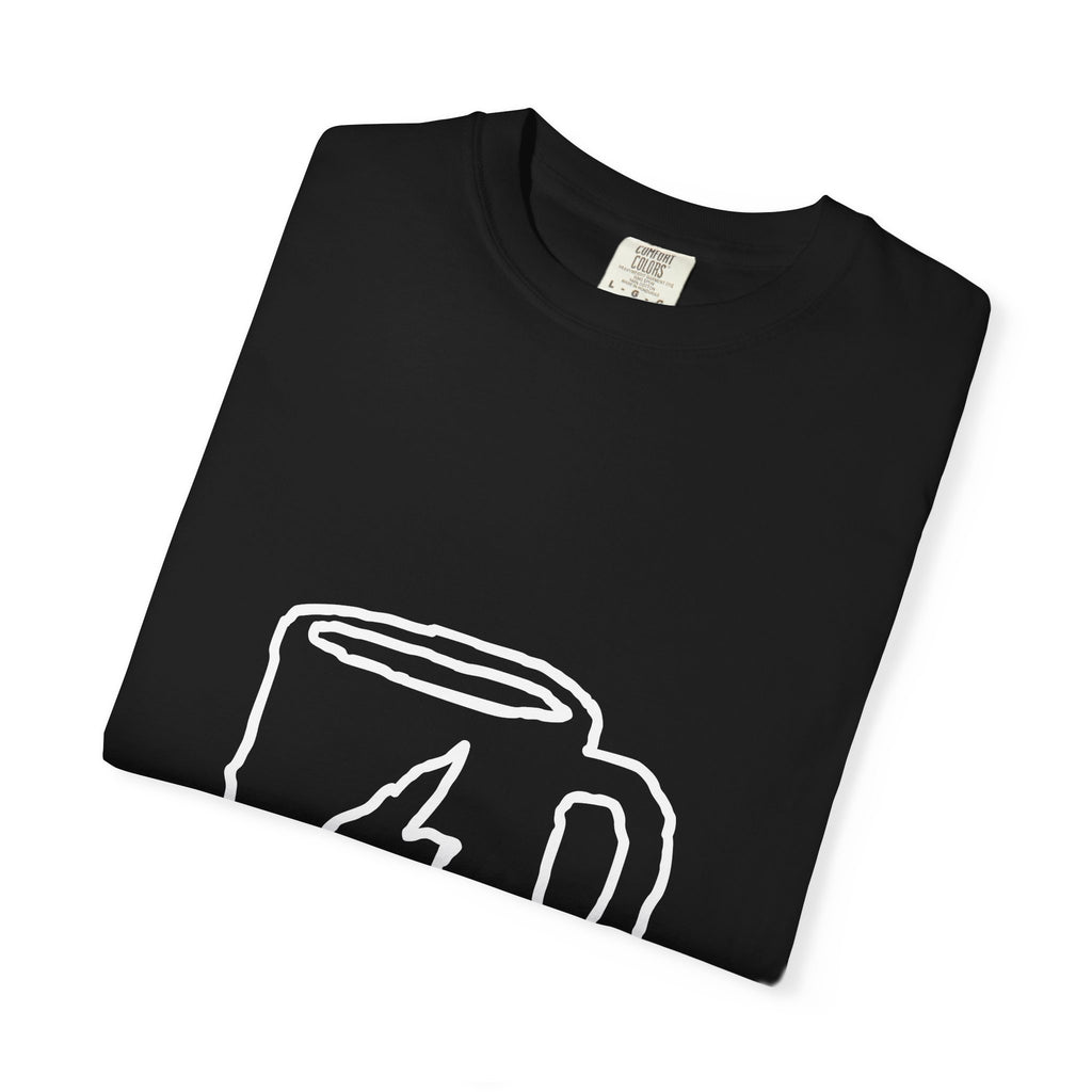 Coffee Bolt T-Shirt — Minimal Hand-Drawn Mug Graphic