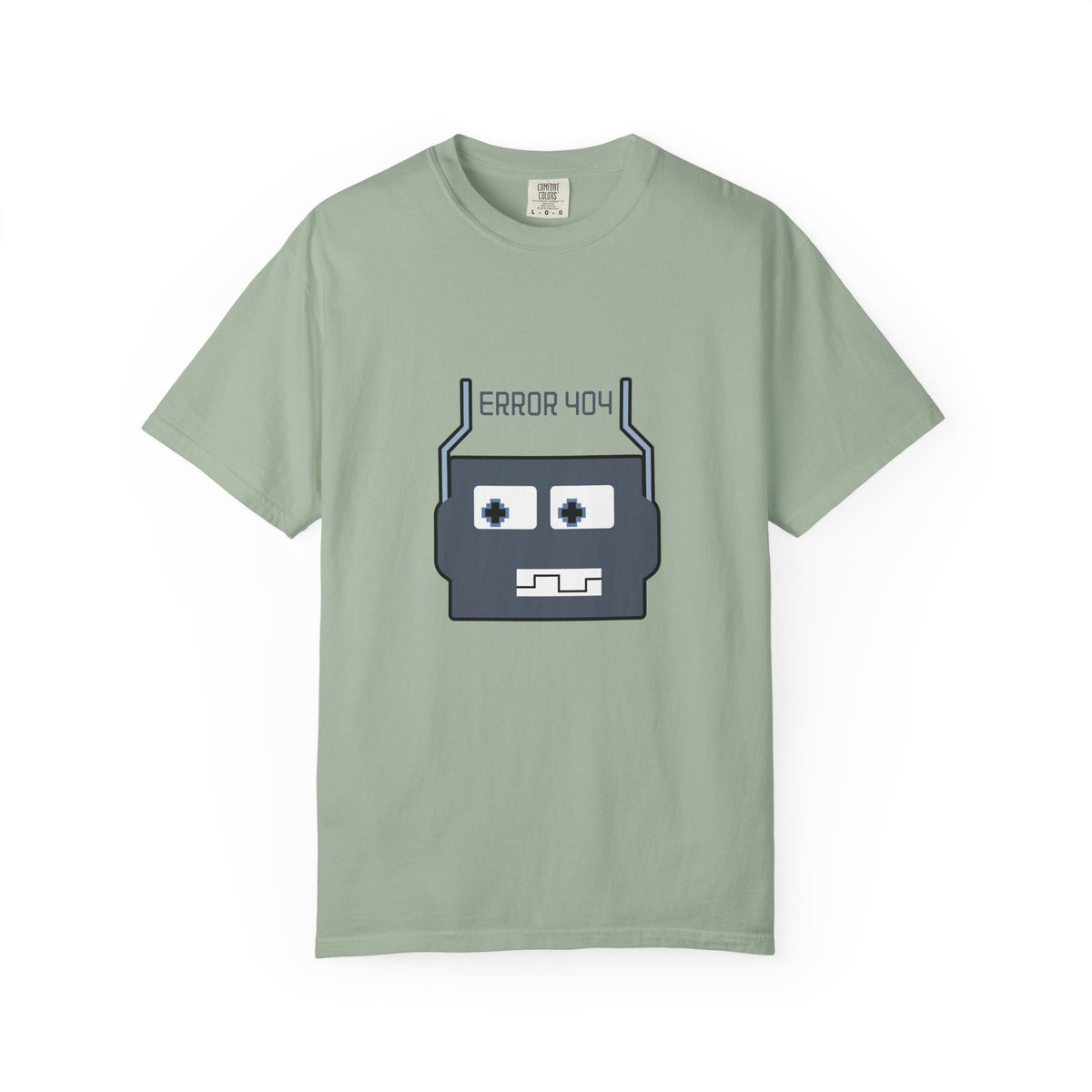 Error 404 Robot T-Shirt — Retro Tech Graphic Tee
