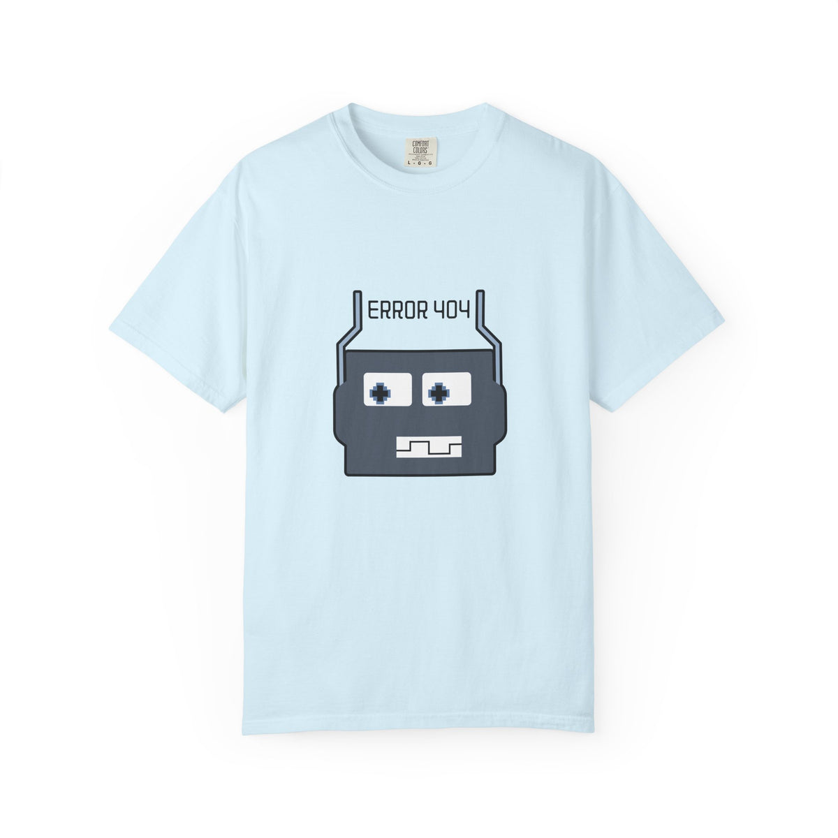 Error 404 Robot T-Shirt — Retro Tech Graphic Tee