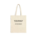Tote Bag — 'They Wear Snowcaps' Funny Winter Mountain Joke Cotton Tote
