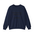 Bulldozer Joke Sweatshirt – “What do you call a sleeping bull? A bulldozer.” Crewneck