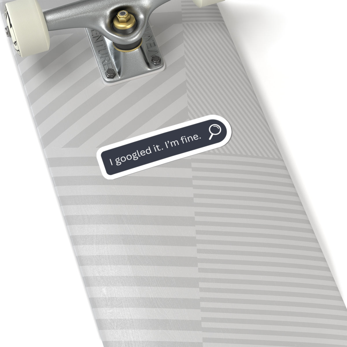 I Googled It, I’m Fine Sticker — Funny Search Bar Kiss-Cut Laptop Decal