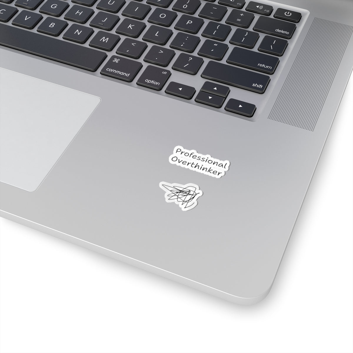 Professional Overthinker Kiss-Cut Sticker Pack — Funny Laptop & Water Bottle Decals