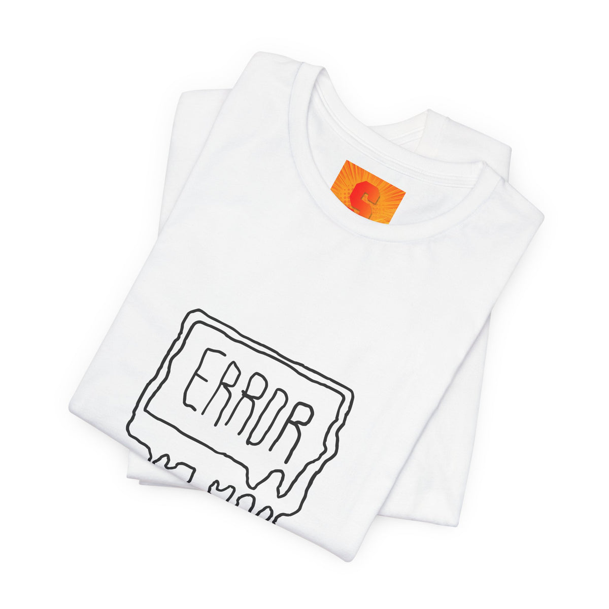 Error Drip Graphic Tee — Retro Melting "ERROR" Design