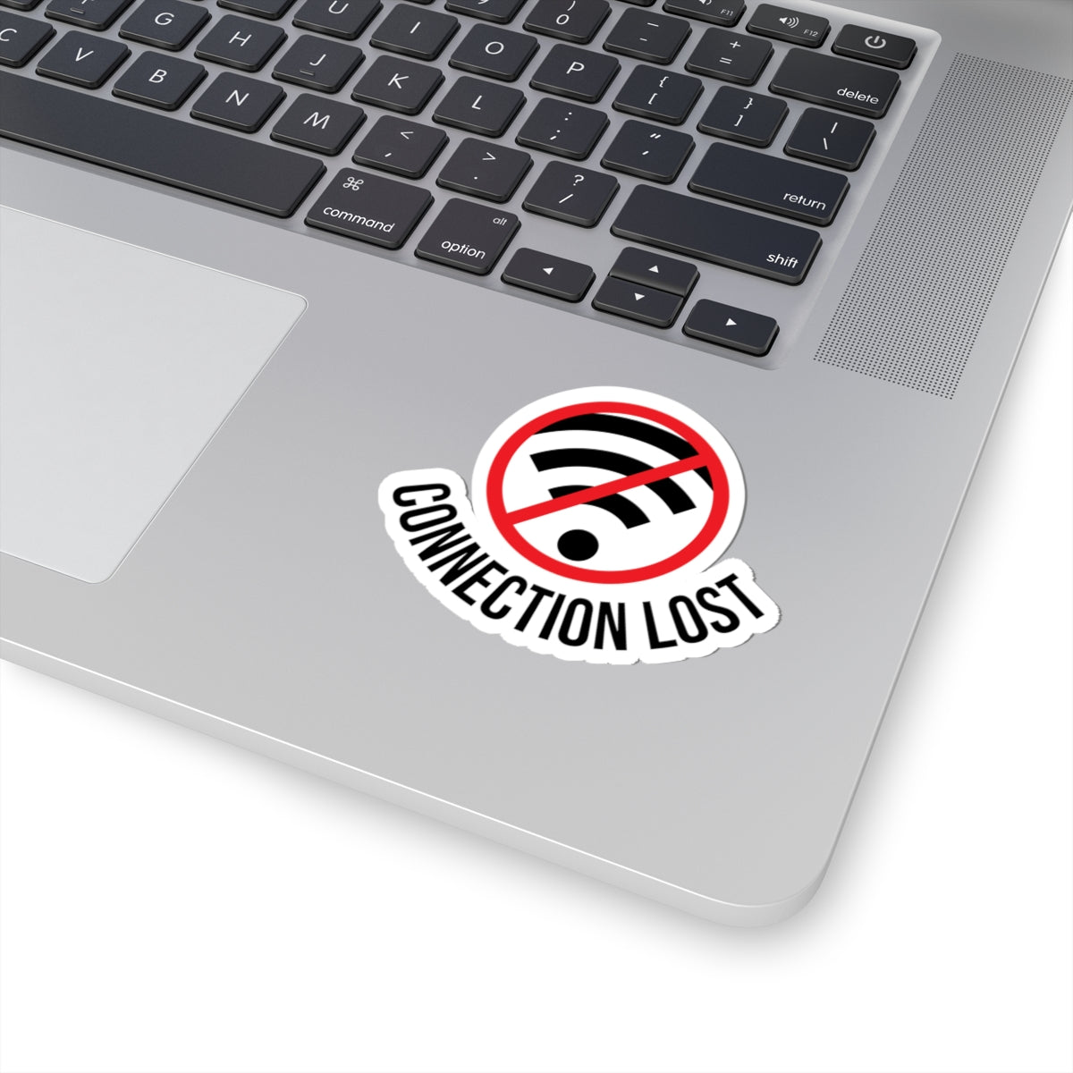 Connection Lost Sticker — No WiFi Laptop Decal