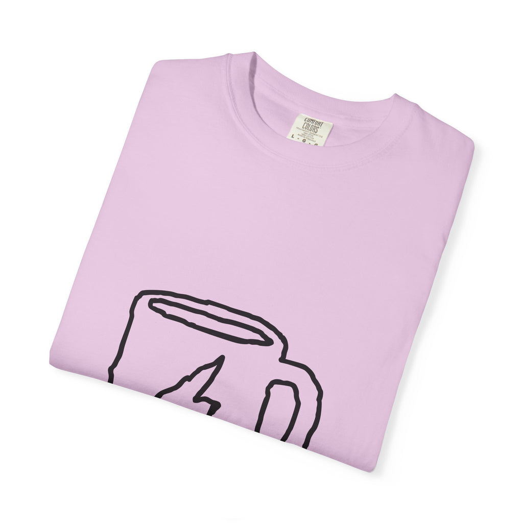Coffee Bolt T-Shirt — Minimal Hand-Drawn Mug Graphic